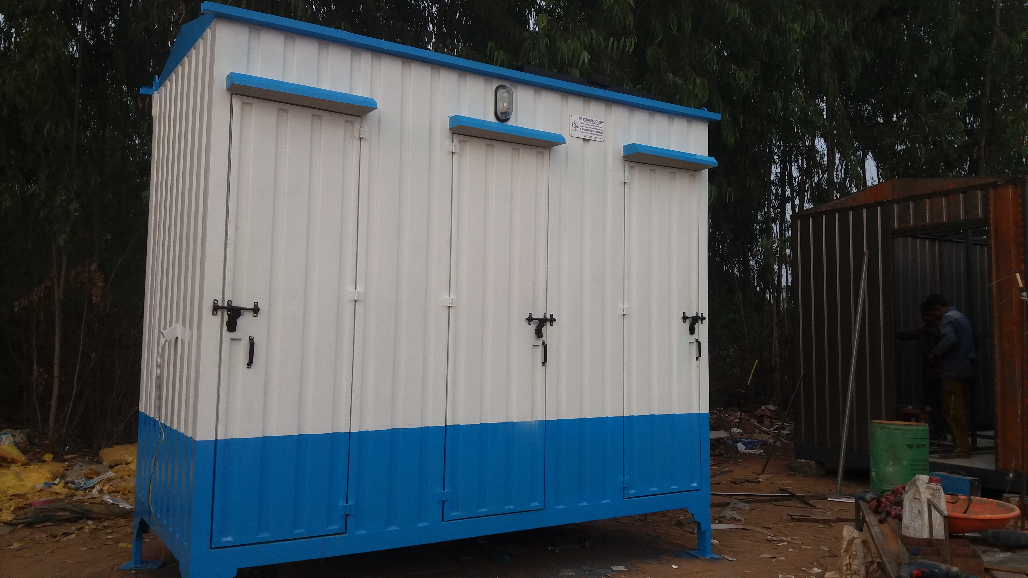 Prefabricated Portable Toilet Toilet Cabins bangalore